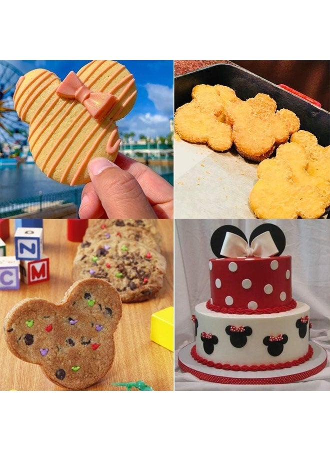 Mouse Cookie Cutter, Metal Mickey Mouse Sandwich Cutter for Baking, Large Cartoon Characters Cookie Cutter - Image 5